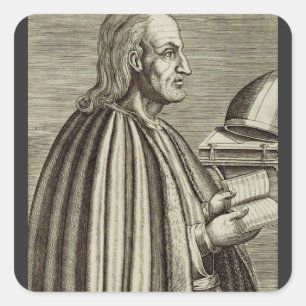 Saint Anselm of Canterbury Doctor of the Church Square Sticker