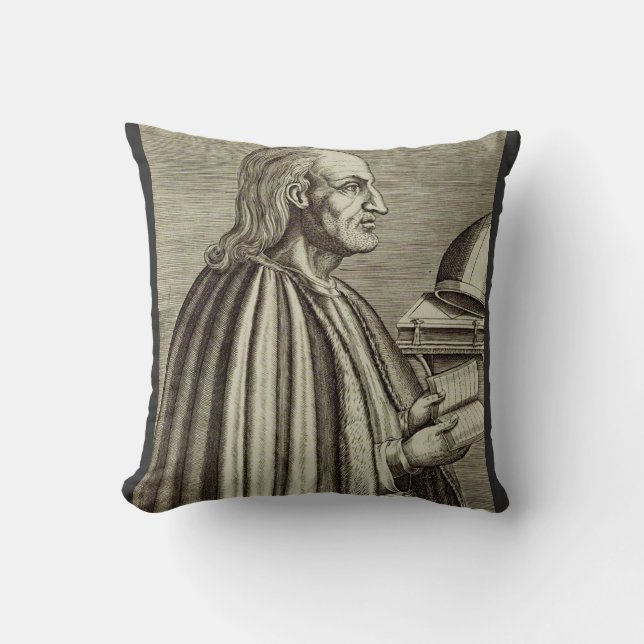 Saint Anselm of Canterbury Doctor of the Church Throw Pillow (Front)