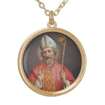 Saint Anselm of Canterbury Necklace, Catholic