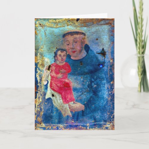 Saint Anthony Greeting Card with Prayer