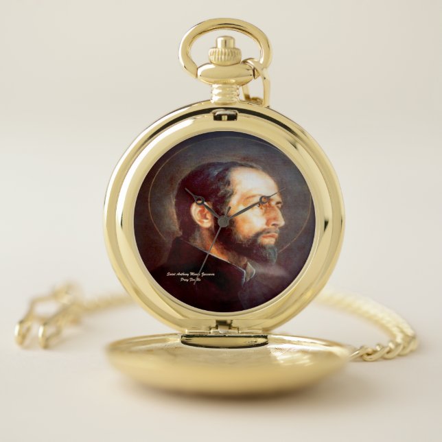 Saint Anthony Maria Zaccaria Pocket Watch (Inside)