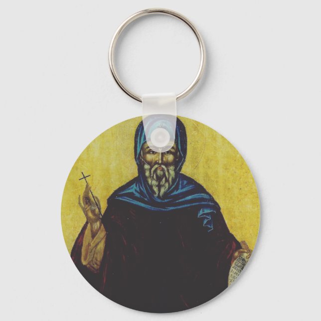 Saint Anthony of Egypt Keychain (Front)
