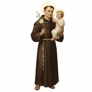 Saint Anthony of Padua 2D Statue Statuette