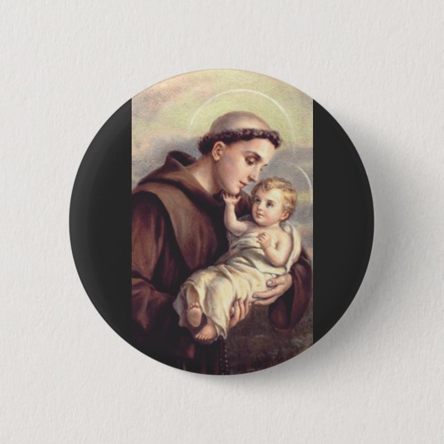 Saint Anthony of Padua Button (Front)