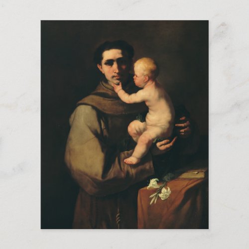 Saint Anthony of Padua by Luca Giordano Flyer