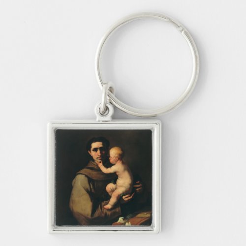 Saint Anthony of Padua by Luca Giordano Keychain