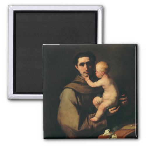 Saint Anthony of Padua by Luca Giordano Magnet