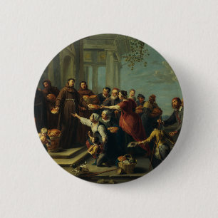 Saint Anthony of Padua by Willem van Herp Button