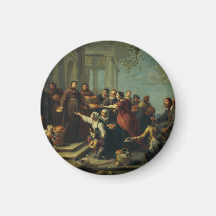 Saint Anthony of Padua by Willem van Herp Magnet