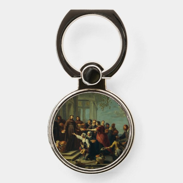 Saint Anthony of Padua by Willem van Herp Phone Ring Stand (Front)