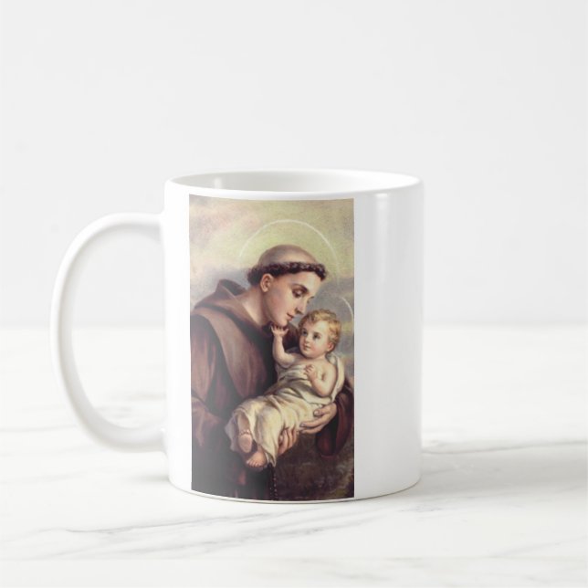 Saint Anthony of Padua Coffee Mug (Left)