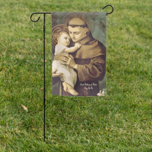 Saint Anthony of Padua Garden Flag