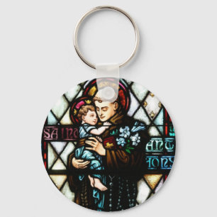 Saint Anthony of Padua Holding a Child Keychain