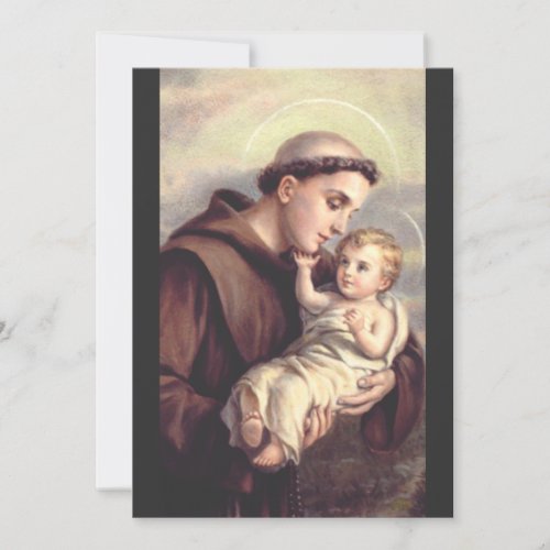 Saint Anthony of Padua Holiday Card