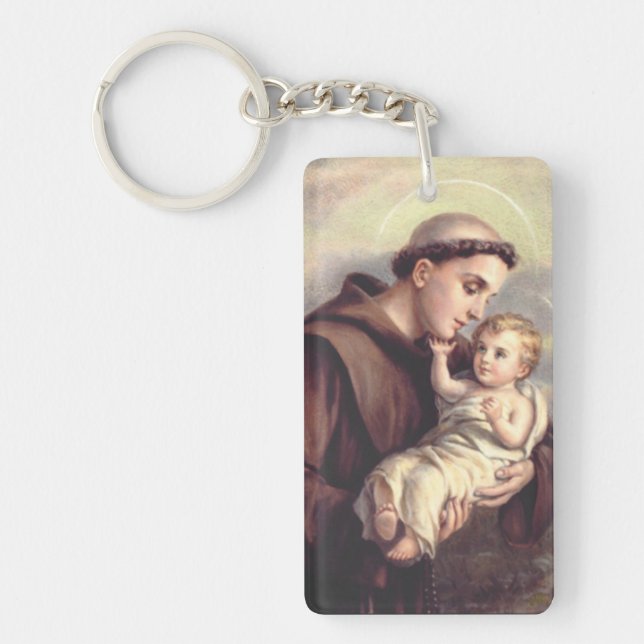 Saint Anthony of Padua Keychain (Front)