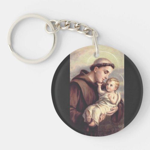 Saint Anthony of Padua Keychain