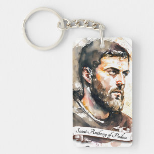 Saint Anthony of Padua Keychain