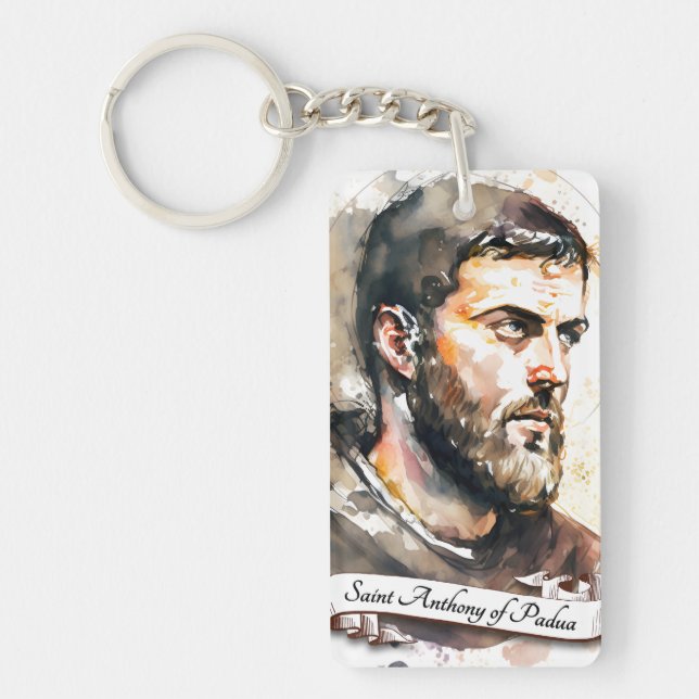 Saint Anthony of Padua Keychain (Front)