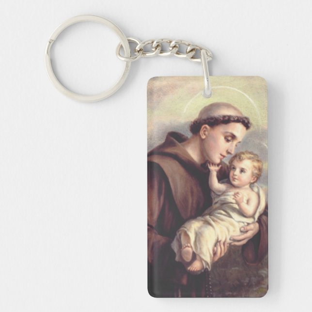 Saint Anthony of Padua Keychain (Front)