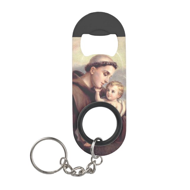 Saint Anthony of Padua Keychain Bottle Opener (Front)