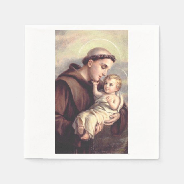Saint Anthony of Padua Napkins (Front)