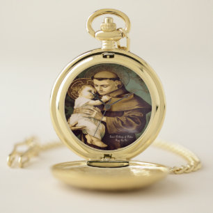 Saint Anthony of Padua Pocket Watch