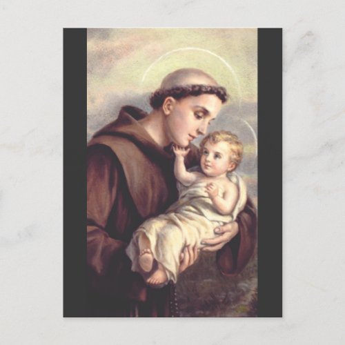 Saint Anthony of Padua Postcard