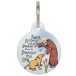Saint Anthony Of Padua, Protect This Dog, Pet Tag at Zazzle