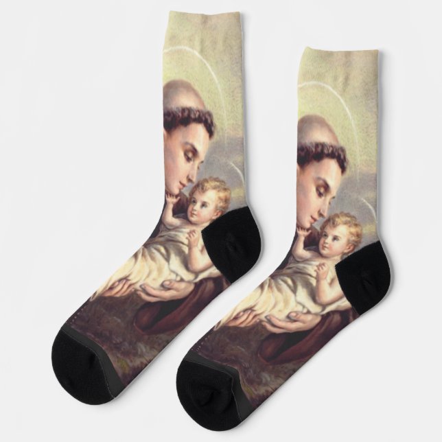 Saint Anthony of Padua Socks (Left)