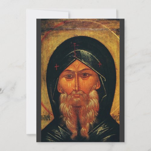 Saint Anthony of the Desert Holiday Card