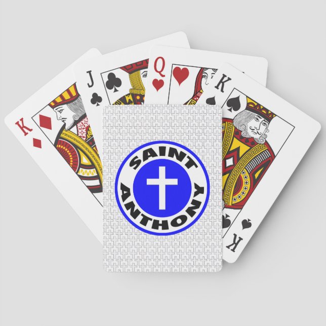 Saint Anthony Poker Cards (Back)