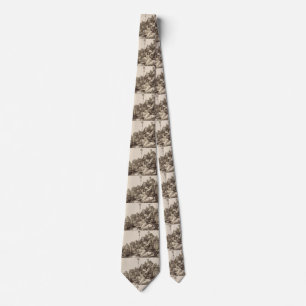 Saint Anthony Reading by Albrecht Durer Neck Tie