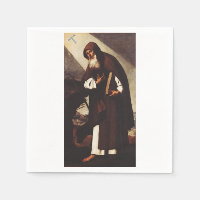 Saint Anthony the Abbot Napkins (Front)