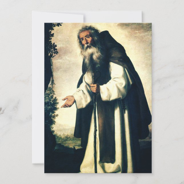 Saint Anthony the Anchorite Holiday Card (Front)