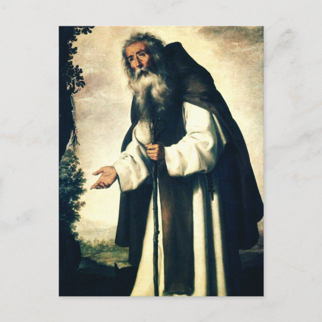 Saint Anthony the Anchorite Postcard (Front)