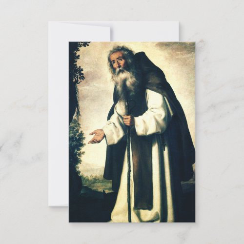 Saint Anthony the Anchorite Thank You Card