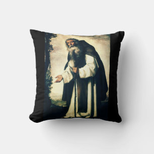 Saint Anthony the Anchorite  Throw Pillow