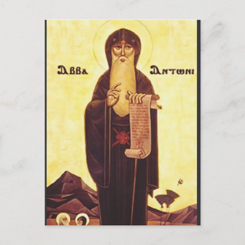 Saint Anthony the Great Postcard