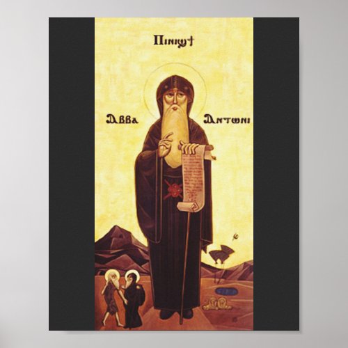 Saint Anthony the Great Poster