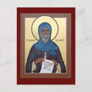 Saint Anthony the Great Prayer Card