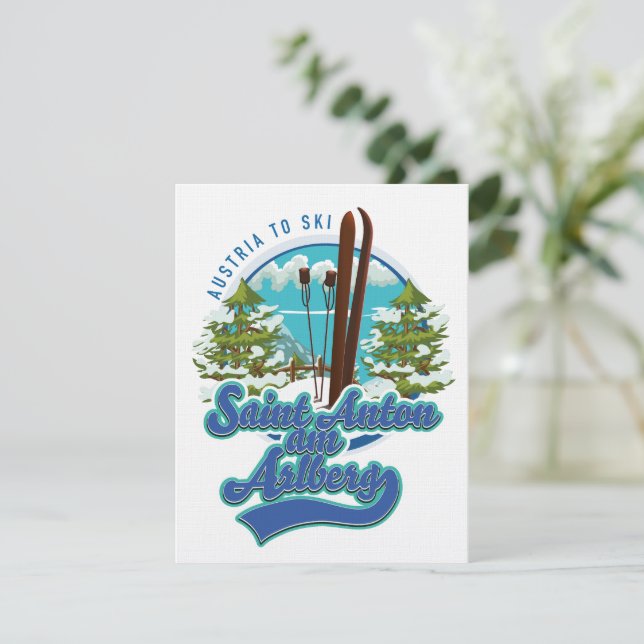 Saint Anton am Arlberg Austria Ski logo (Standing Front)