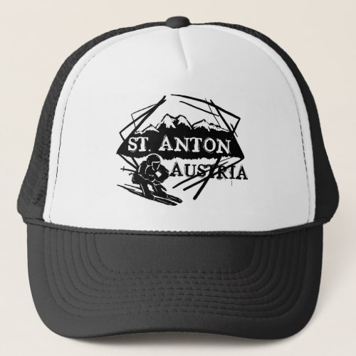 Saint Anton Austria ski logo hat
