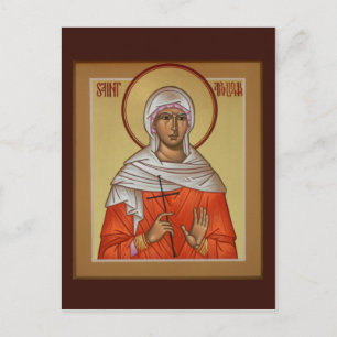 Saint Apollonia Prayer Card