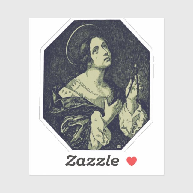 Saint Apollonia Virgin and Martyr Sticker (Sheet)