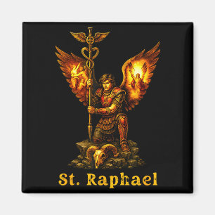 Saint Archangel Raphael Christian Art Faith  Magnet