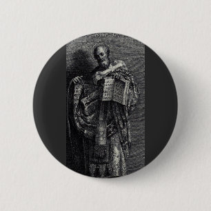 Saint Athanasius of Alexandria Graphic Art Button