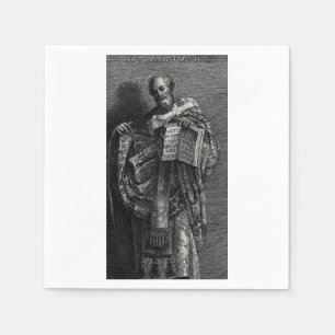 Saint Athanasius of Alexandria Pope and Patriarch Napkins