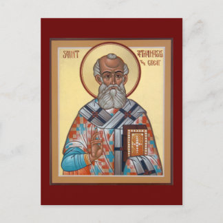 Saint Athanasius the Great Prayer Card