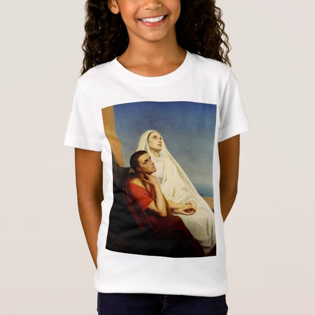 Saint Augustine and Saint Monica T-Shirt (Front)