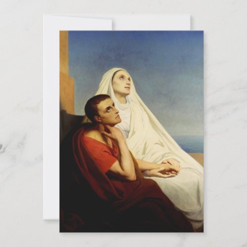 Saint Augustine and Saint Monica Thank You Card